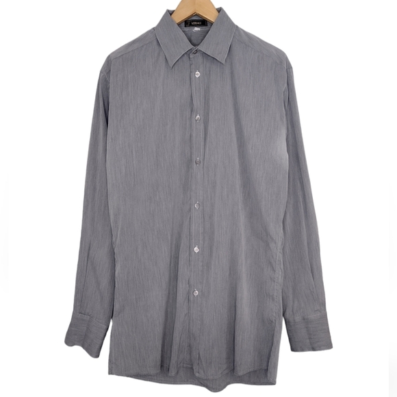 Versace Other - Versace Men's Long Sleeve Casual Button Down Dress Shirt Size L